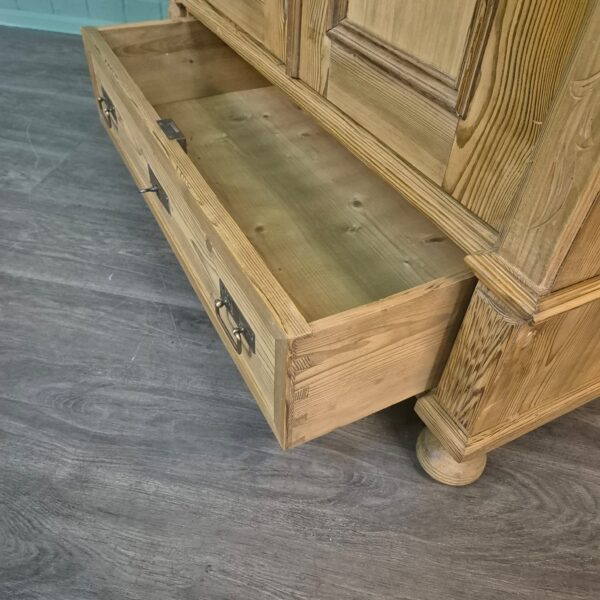 Schrank Kleiderschrank Jugendstil 1900 Kiefer – Bild 15