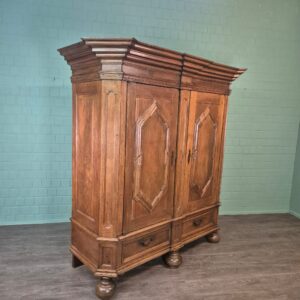 Schrank Kleiderschrank Barock 1780 Eiche