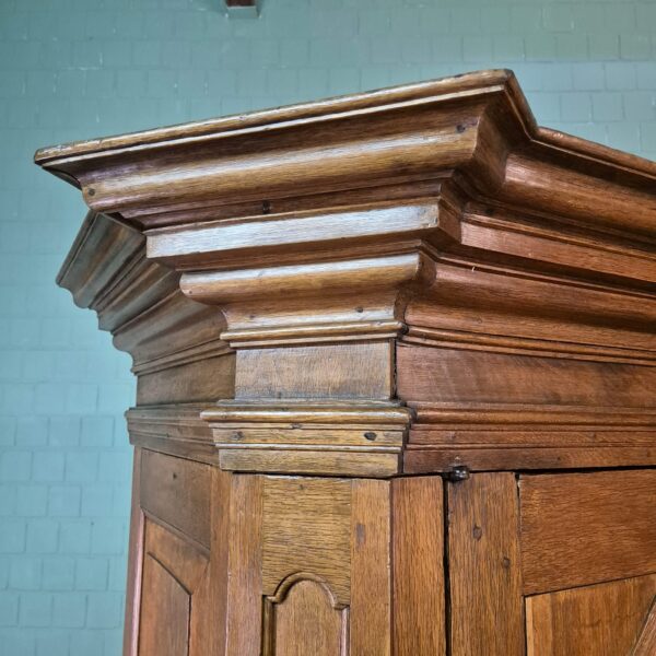 Schrank Kleiderschrank Barock 1780 Eiche – Bild 5