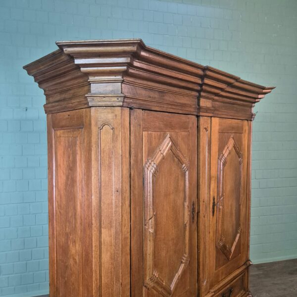 Schrank Kleiderschrank Barock 1780 Eiche – Bild 4