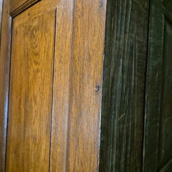 Schrank Kleiderschrank Barock 1780 Eiche – Bild 19