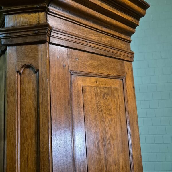 Schrank Kleiderschrank Barock 1780 Eiche – Bild 12