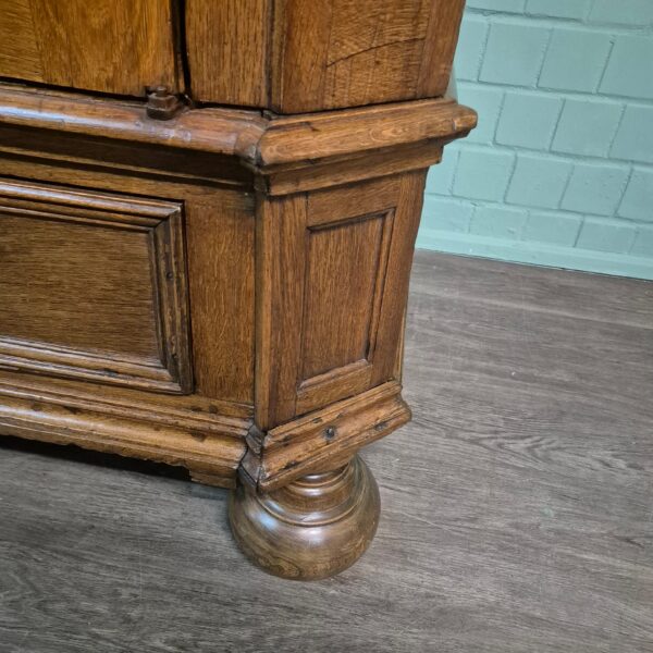 Schrank Kleiderschrank Barock 1780 Eiche – Bild 10
