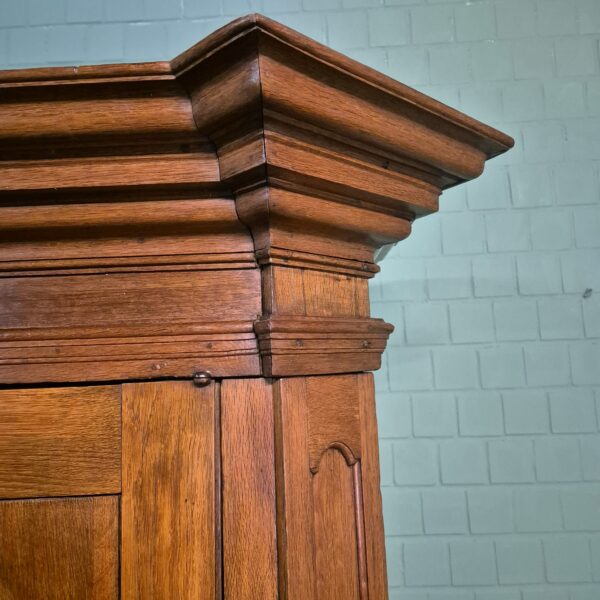 Schrank Kleiderschrank Barock 1780 Eiche – Bild 13