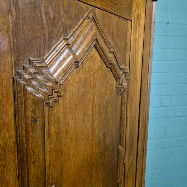 Schrank Kleiderschrank Barock 1780 Eiche – Bild 7