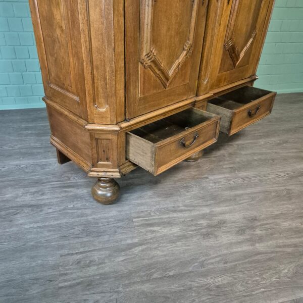 Schrank Kleiderschrank Barock 1780 Eiche – Bild 17