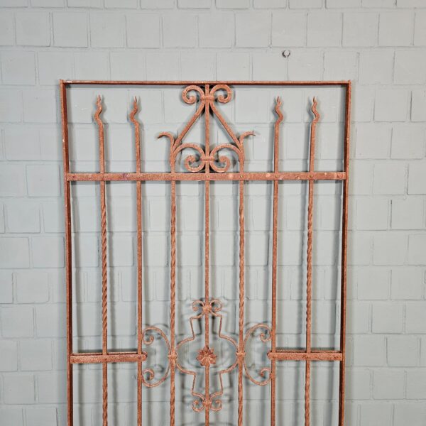 Zaunelement Gartenzaun Jugendstil 1910 Schmiedeeisen – Bild 2