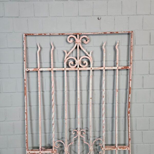 Zaunelement Gartenzaun Jugendstil 1910 Schmiedeeisen – Bild 2