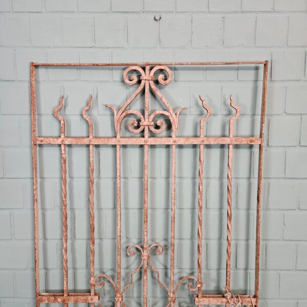 Zaunelement Gartenzaun Jugendstil 1910 Schmiedeeisen – Bild 2