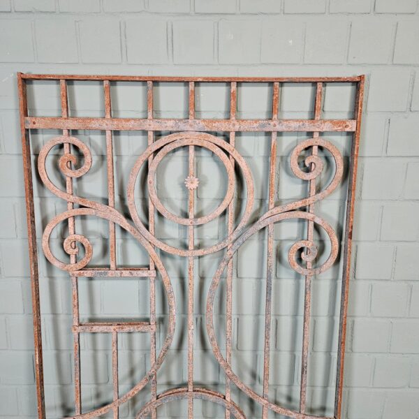 Zaunelement Gartenzaun Jugendstil 1910 Schmiedeeisen – Bild 3