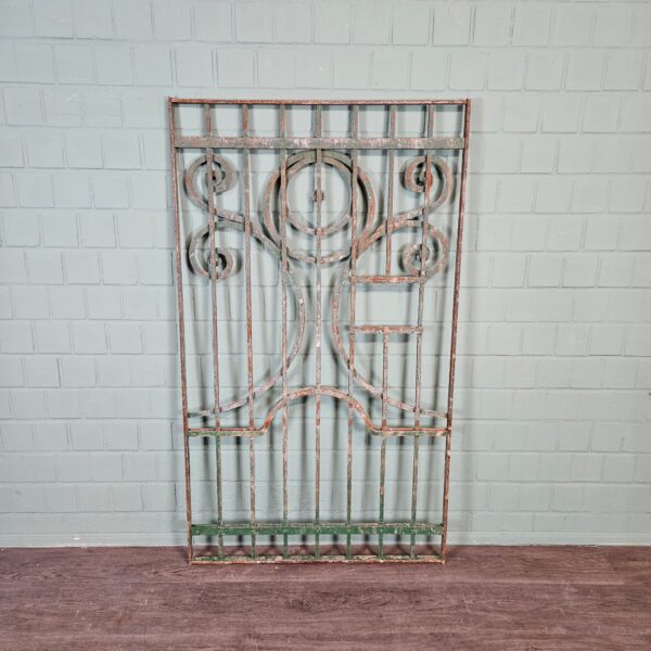 Zaunelement Gartenzaun Jugendstil 1910 Schmiedeeisen – Bild 2