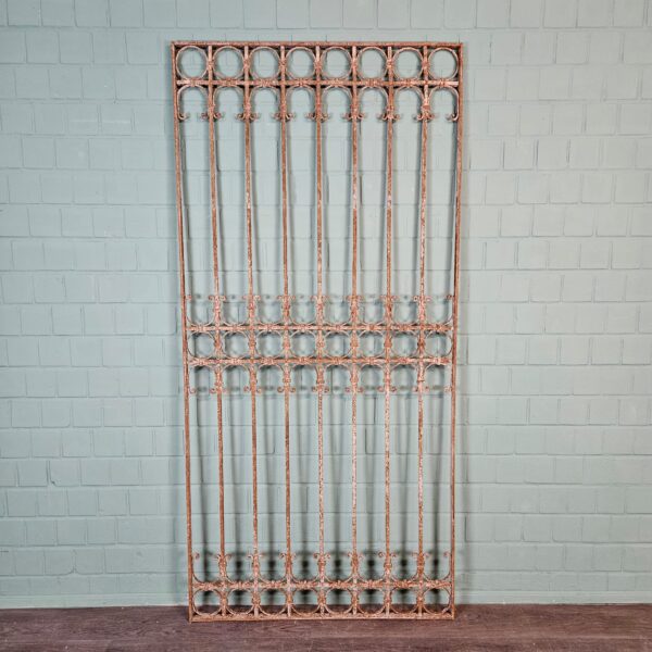 Zaunelement Gartenzaun Jugendstil 1910 Schmiedeeisen – Bild 3