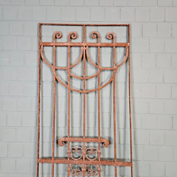 Zaunelement Gartenzaun Jugendstil 1910 Schmiedeeisen – Bild 2
