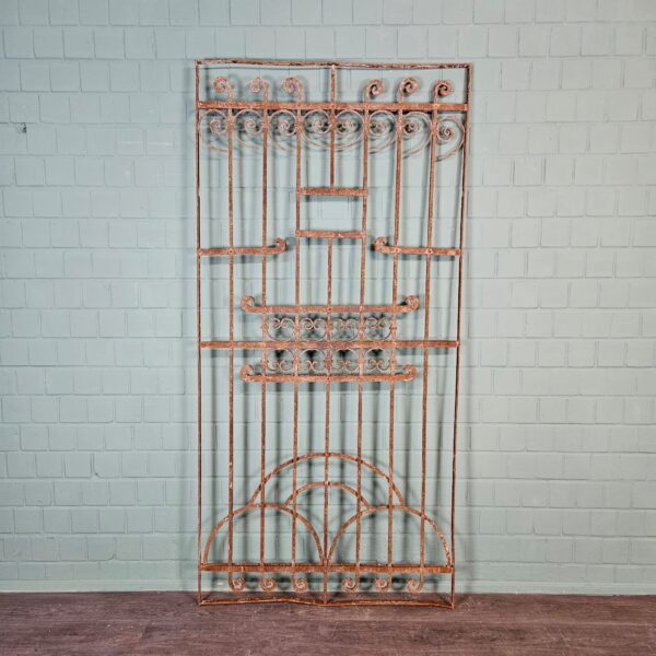 Zaunelement Gartenzaun Jugendstil 1910 Schmiedeeisen – Bild 3