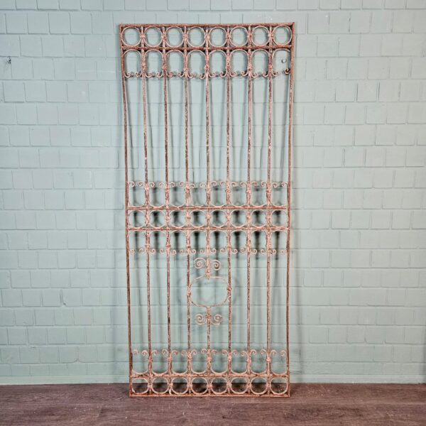 Zaunelement Gartenzaun Jugendstil 1910 Schmiedeeisen – Bild 3