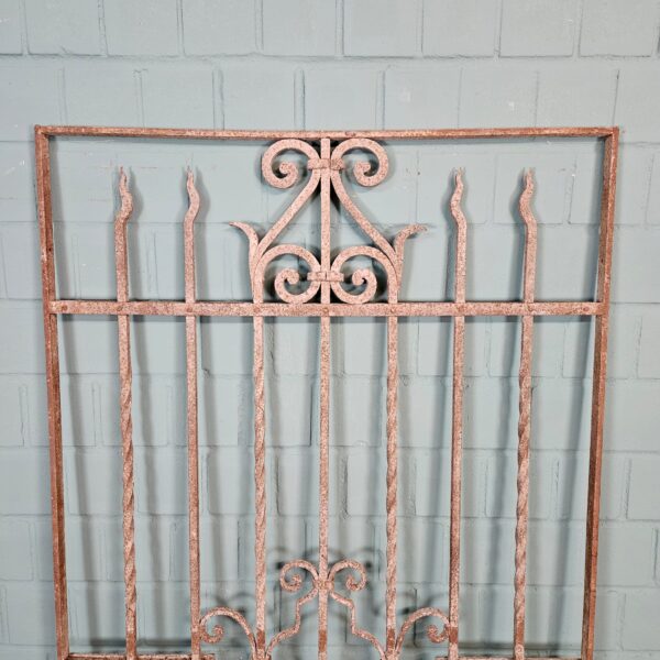 Zaunelement Gartenzaun Jugendstil 1910 Schmiedeeisen – Bild 2