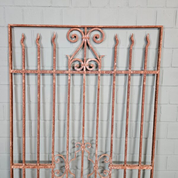 Zaunelement Gartenzaun Jugendstil 1910 Schmiedeeisen – Bild 2