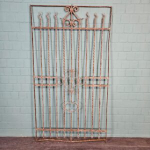 Zaunelement Gartenzaun Jugendstil 1910 Schmiedeeisen – Bild 3