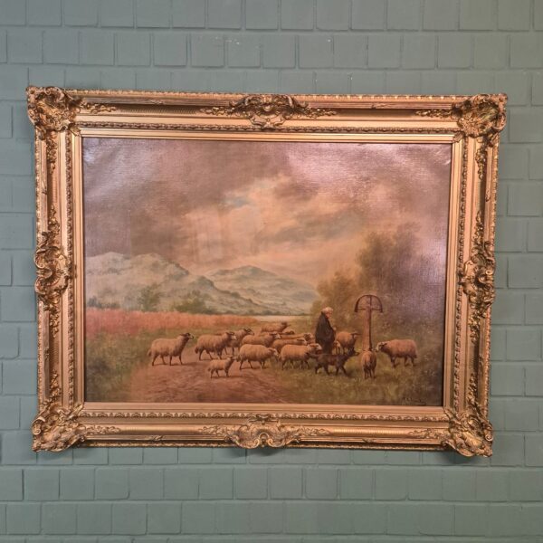 Gemälde Kunstwerk Paul Henry Schouten Antik