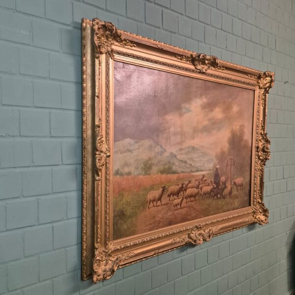 Gemälde Kunstwerk Paul Henry Schouten Antik – Bild 2