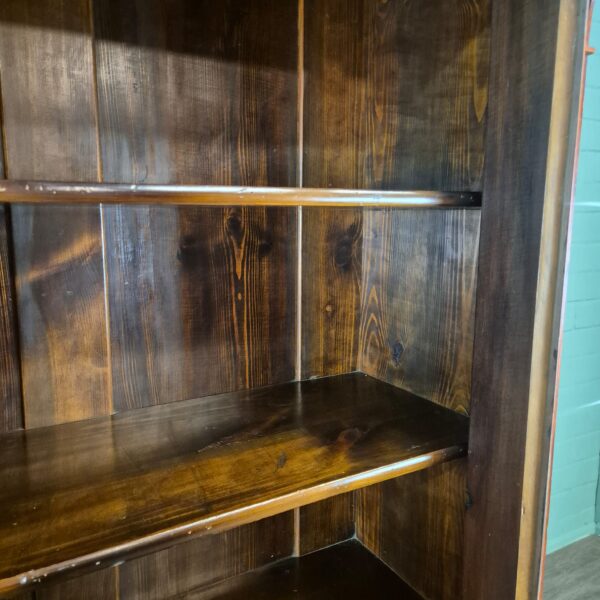 Vitrine Aufsatzschrank Gründerzeit 1880 Birke – Bild 17