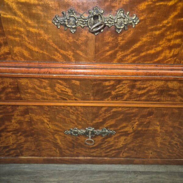 Vitrine Aufsatzschrank Gründerzeit 1880 Birke – Bild 8