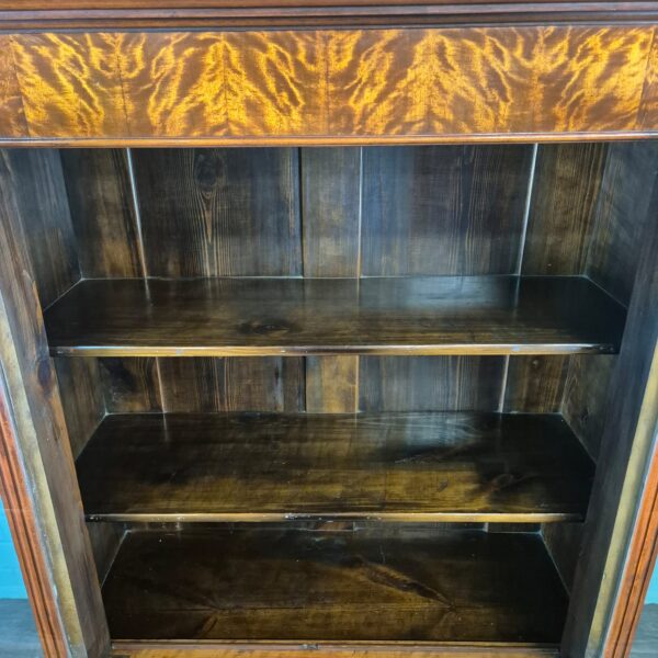Vitrine Aufsatzschrank Gründerzeit 1880 Birke – Bild 15