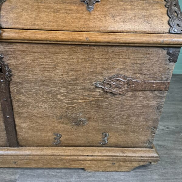 Truhe Barock 1733 Eiche – Bild 11