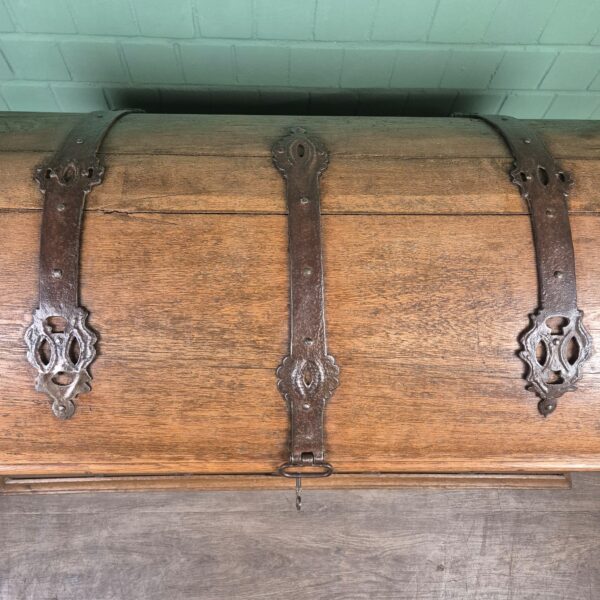 Truhe Barock 1733 Eiche – Bild 7