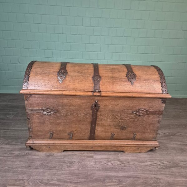 Truhe Barock 1733 Eiche – Bild 2