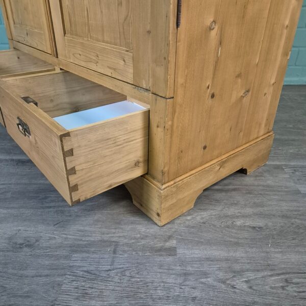 Schrank Kleiderschrank Jugendstil 1900 Kiefer – Bild 9