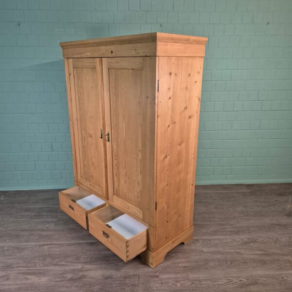 Schrank Kleiderschrank Jugendstil 1900 Kiefer – Bild 8