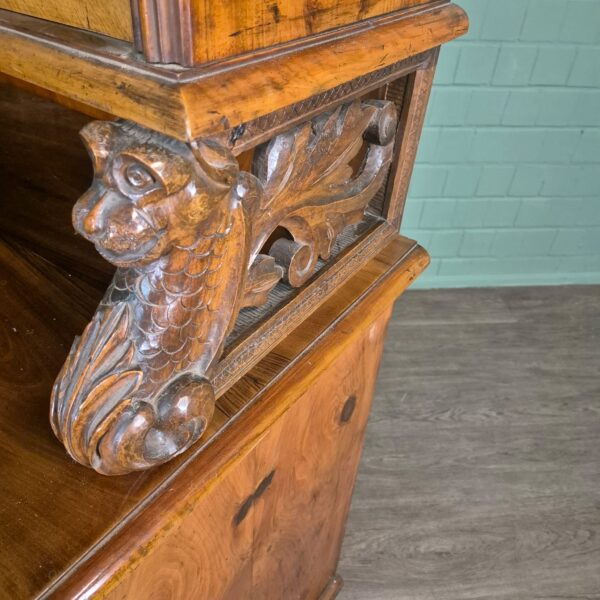 Buffetschrank Schrank Gründerzeit 1880 Nussbaum – Bild 10