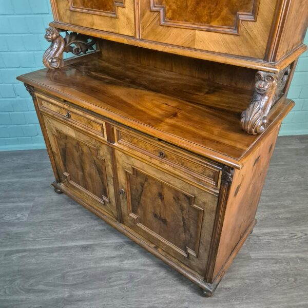 Buffetschrank Schrank Gründerzeit 1880 Nussbaum – Bild 9