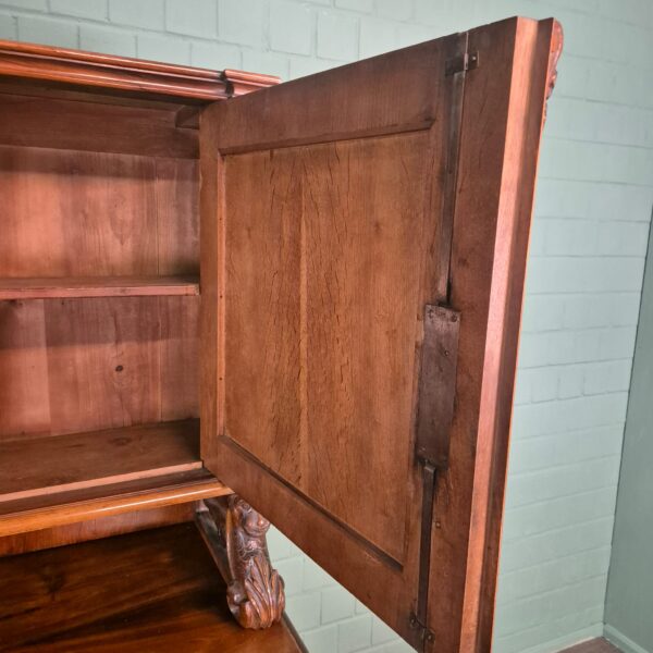 Buffetschrank Schrank Gründerzeit 1880 Nussbaum – Bild 12