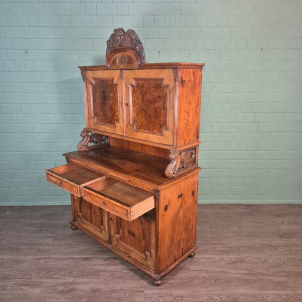Buffetschrank Schrank Gründerzeit 1880 Nussbaum – Bild 13