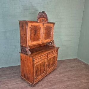 Buffetschrank Schrank Gründerzeit 1880 Nussbaum
