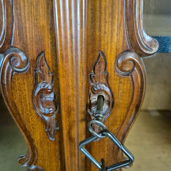 Vitrine Geschirrschrank Louis Philippe 1880 Mahagoni – Bild 16