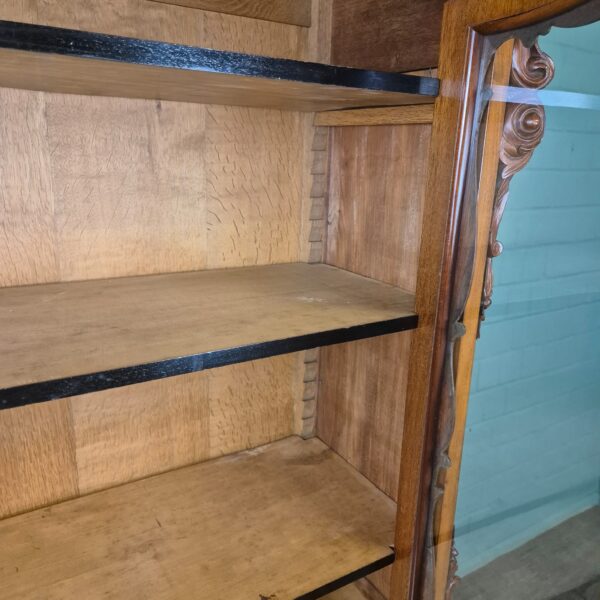 Vitrine Geschirrschrank Louis Philippe 1880 Mahagoni – Bild 21