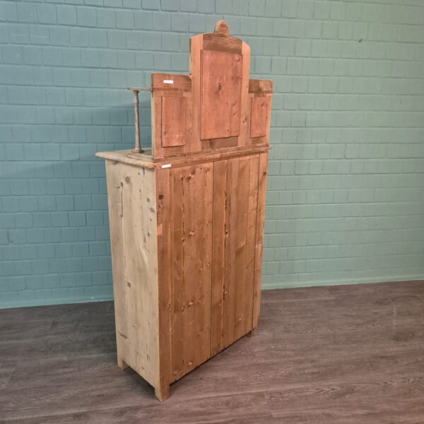 Vertiko mit Aufsatz Jugendstil 1910 Kiefer – Bild 18