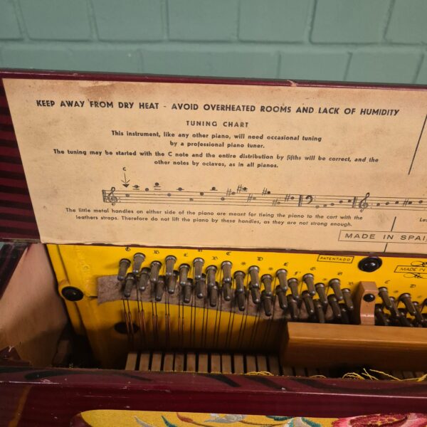 Drehorgel Orgel Walzenklavier 1950 Benito Vela – Bild 9