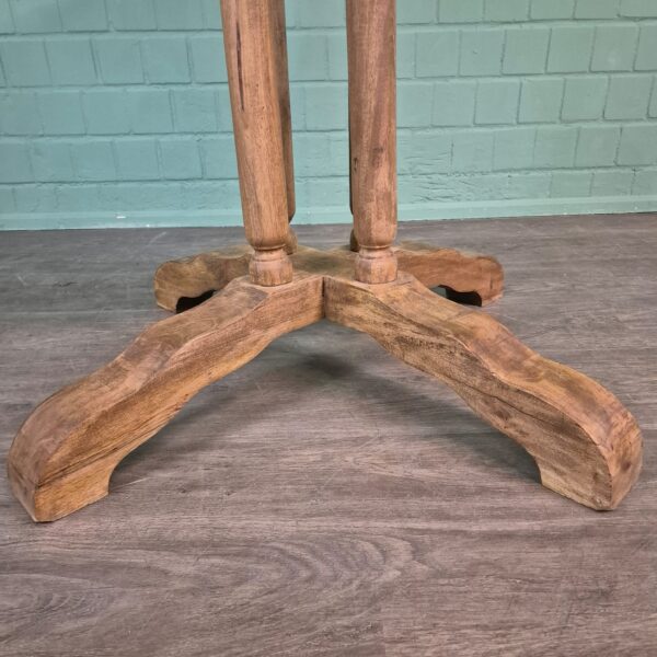 Stehtisch Bartisch Mangoholz Ø 1,00 m – Bild 9