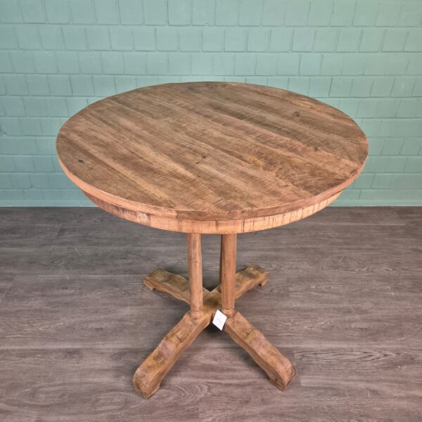 Stehtisch Bartisch Mangoholz Ø 1,00 m – Bild 2