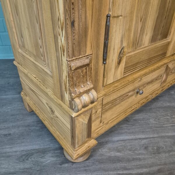 Schrank Kleiderschrank Gründerzeit 1880 Kiefer – Bild 5