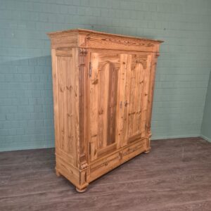 Schrank Kleiderschrank Gründerzeit 1880 Kiefer