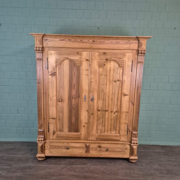 Schrank Kleiderschrank Gründerzeit 1880 Kiefer – Bild 2