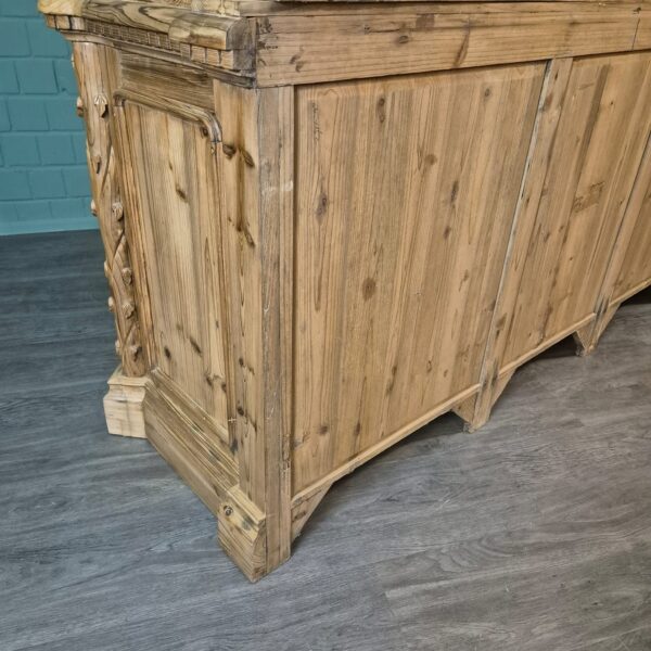 Buffetschrank Jagd-Schrank Jugendstil 1920 Kiefer – Bild 27