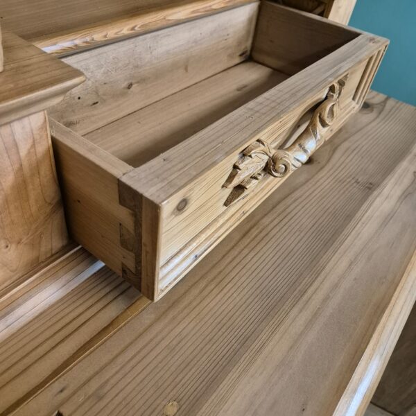 Buffetschrank Jagd-Schrank Jugendstil 1920 Kiefer – Bild 19