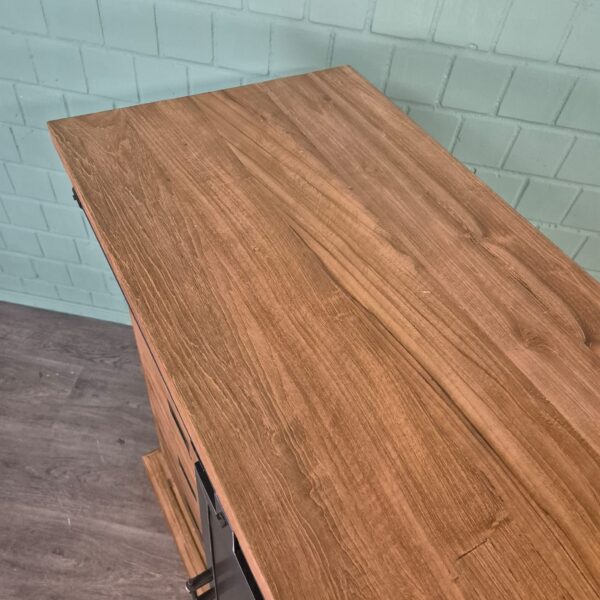 Kommode Beistellschrank Teakholz 1,01 m – Bild 8