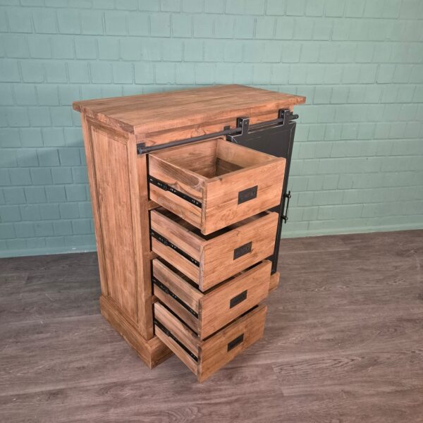 Kommode Beistellschrank Teakholz 1,01 m – Bild 10